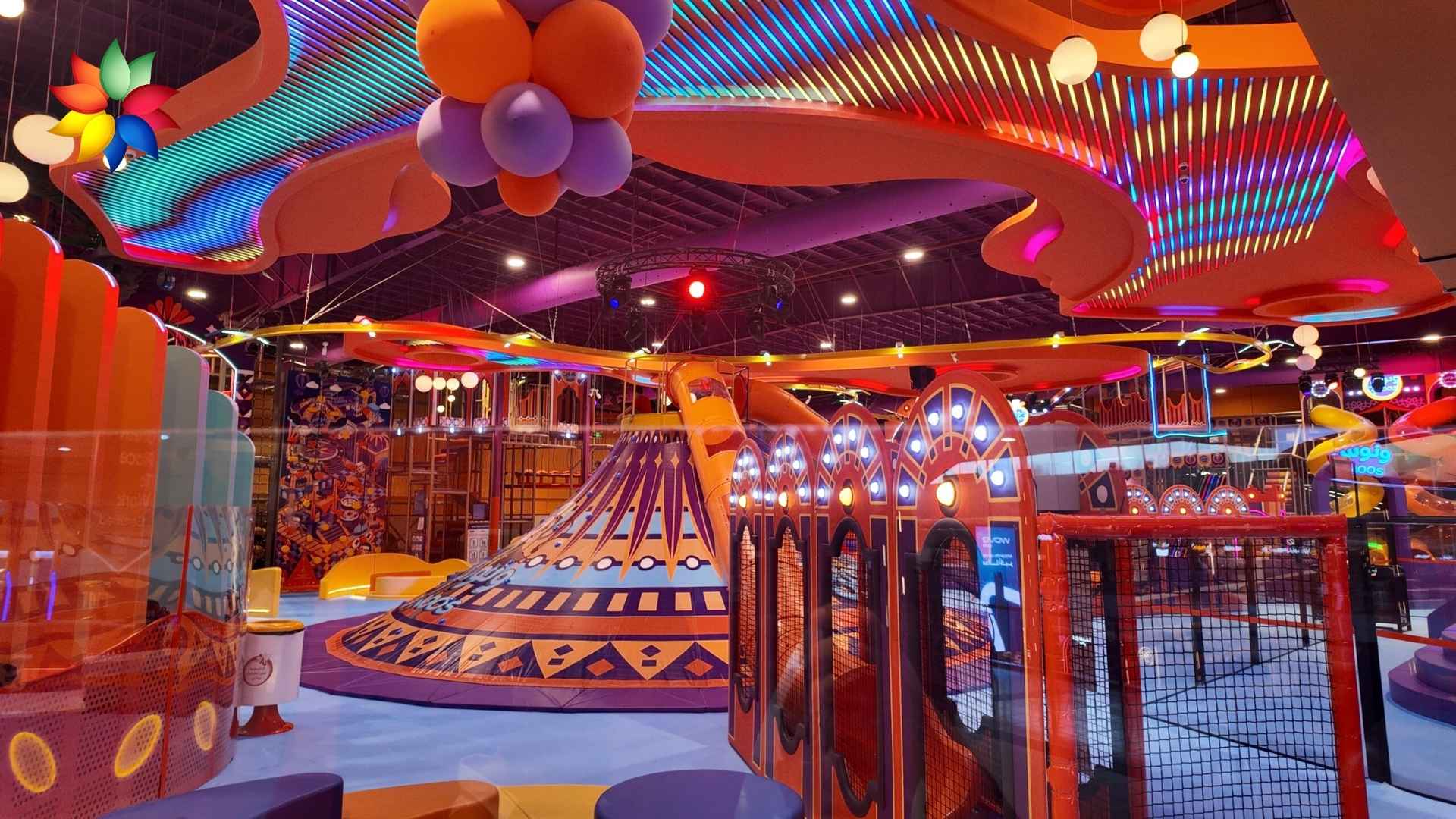Entertainment area at Riyadh Gallery Mall
