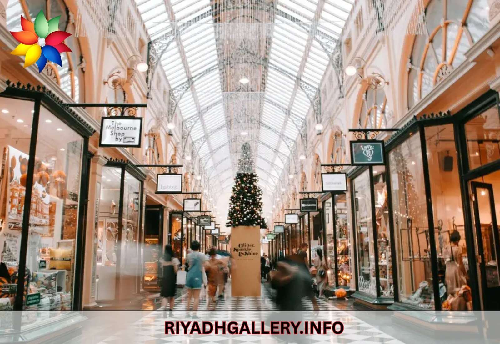 Shopping inside Riyadh Gallery Mall